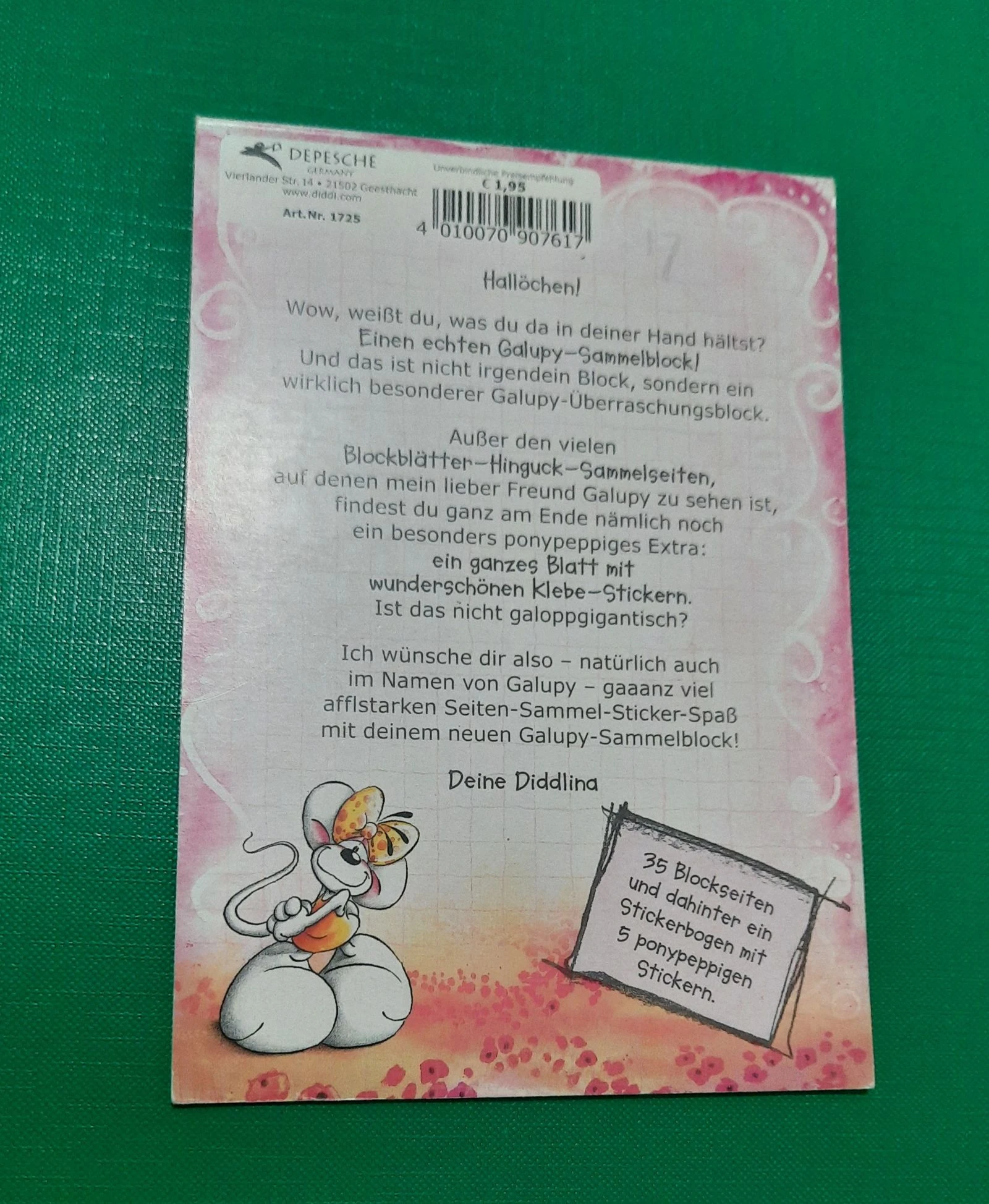 Diddl A6 Blok: Galupy N°3 – photo 2